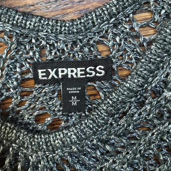 Silver Crochet Sweater - Picture 4 of 8